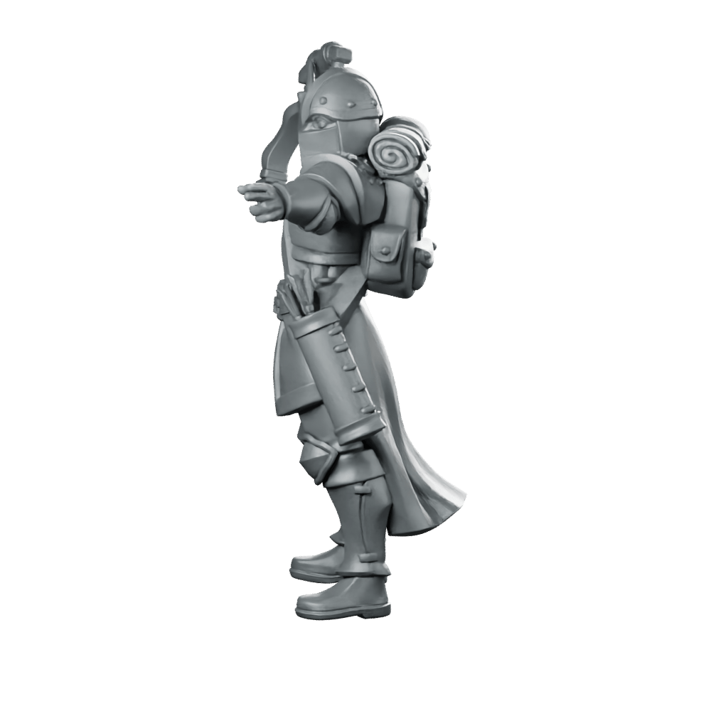 Crossbow 02 Miniature Crossbowman Armour Sentinel - Galaad - We Print Miniatures