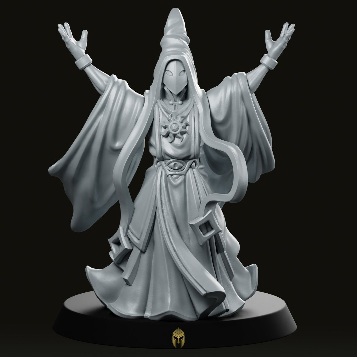 Cult Leader Fantasy Miniature - We Print Miniatures