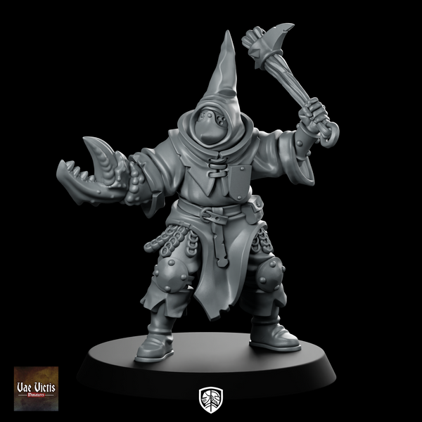 Cultist 07 Chaos Miniature Hooded Axe Villain