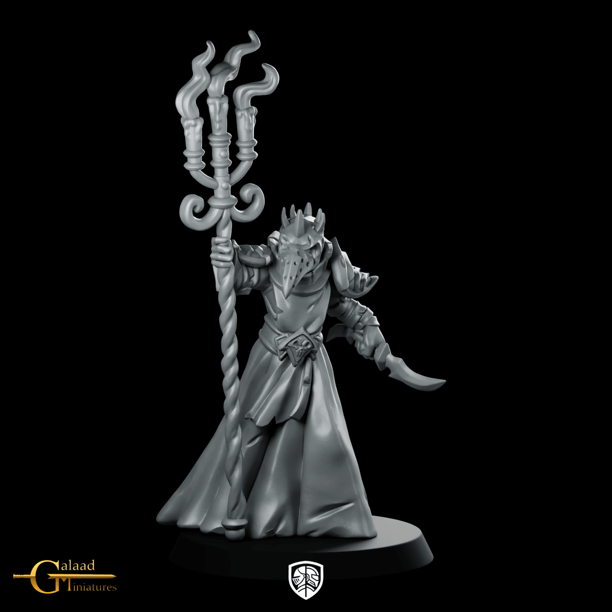 Cultist Candle Miniature Plague Cult Acolyte Censer - Galaad - We Print Miniatures