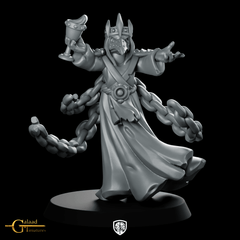 Cultist Caster Miniature Chain Sorcerer - Galaad - We Print Miniatures
