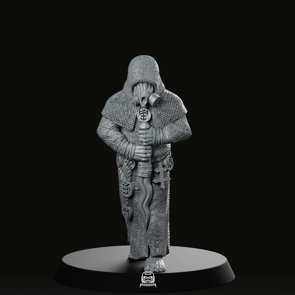 Cultist Dagger Walk Miniature - Onmioji - We Print Miniatures
