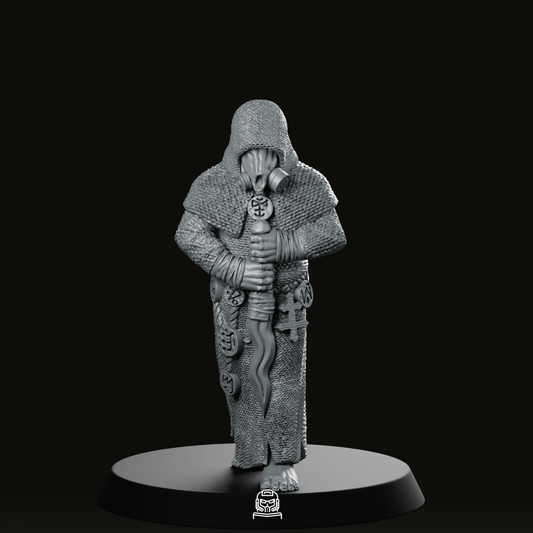 Cultist Dagger Walk Miniature - Onmioji - We Print Miniatures