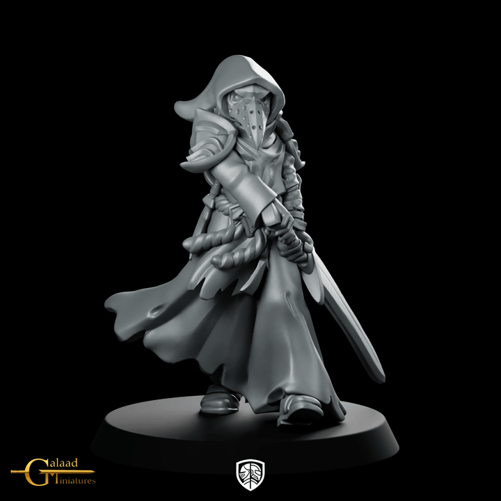 Cultist LongSword Miniature Plague Doctor Assassin