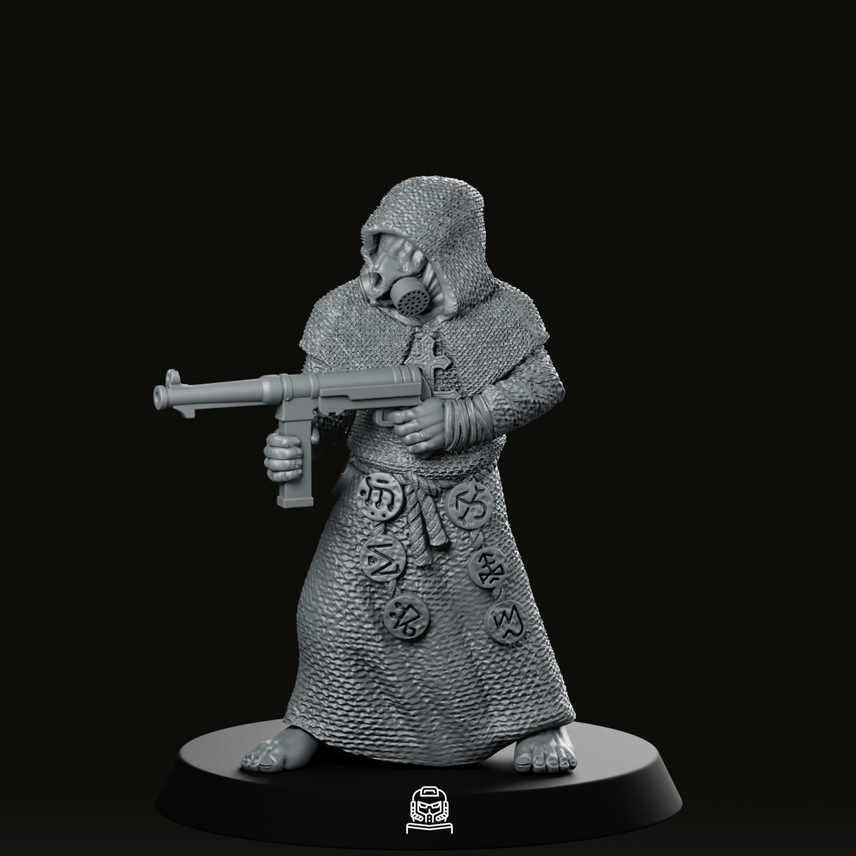 Cultist Shoot Miniature - Onmioji - We Print Miniatures