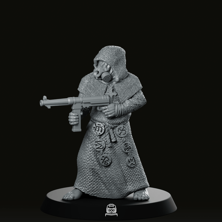 Figurine Cultiste des Tranchées au Tir – Tireur au masque à gaz