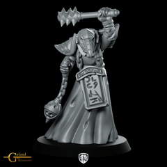 Cultist Stone Miniature Plague Knight - Galaad - We Print Miniatures