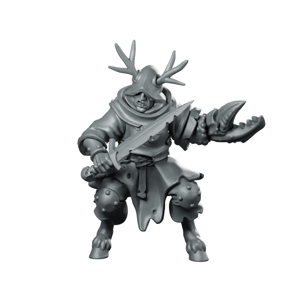 Cultist Vol 02 Monopose 03 Miniature Antler - Vae Victis - We Print Miniatures