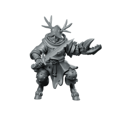 Cultist Vol 02 Monopose 03 Miniature Antler - Vae Victis - We Print Miniatures