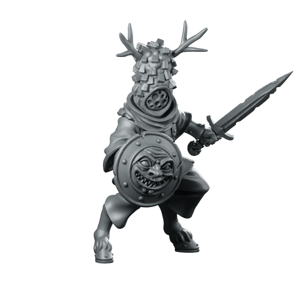 Cultist Vol 02 Monopose 02 Miniature Antler - Vae Victis - We Print Miniatures