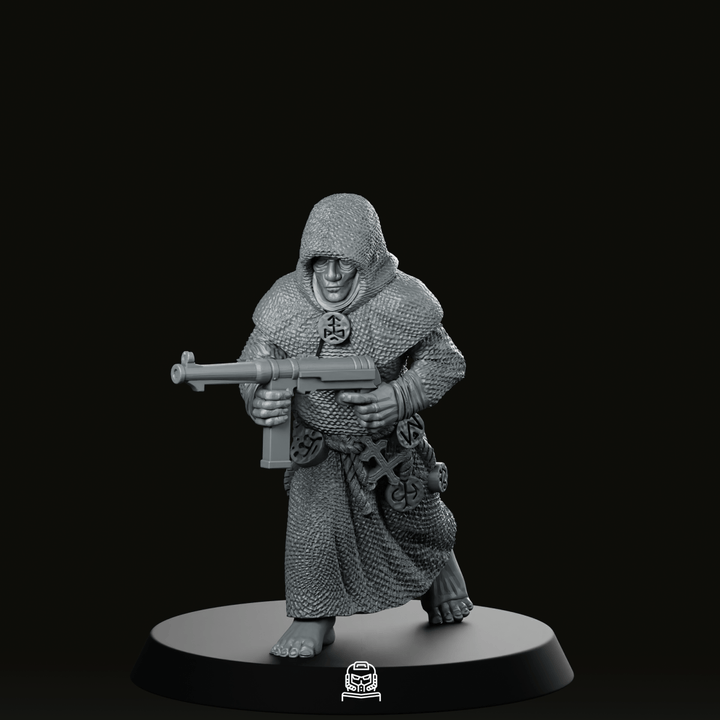 Grabenkultist mit Autogun-Miniatur