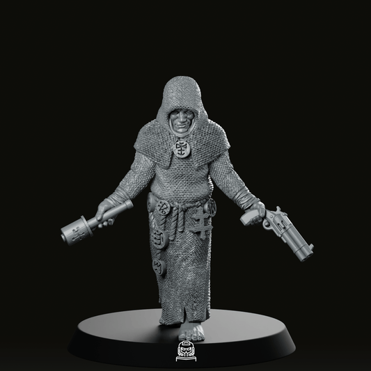 Cultist With Pistol Miniature - Onmioji - We Print Miniatures
