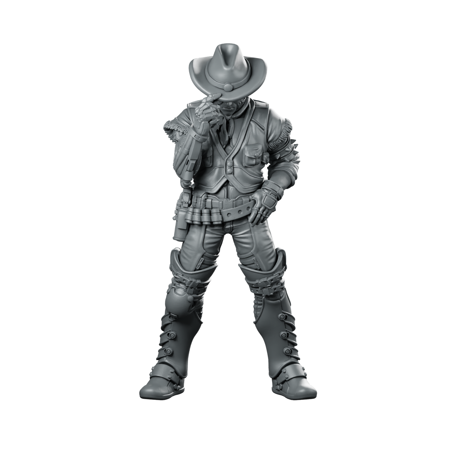 Cyber Cowboy Rexor 1 Miniature Miniature 360 Spin 01