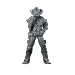 Cyber Cowboy Rexor 1 Miniature Miniature 360 Spin 01