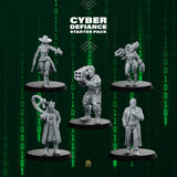 Cyber Defiance Miniature Starter Pack - Papsikels Miniatures - We Print Miniatures