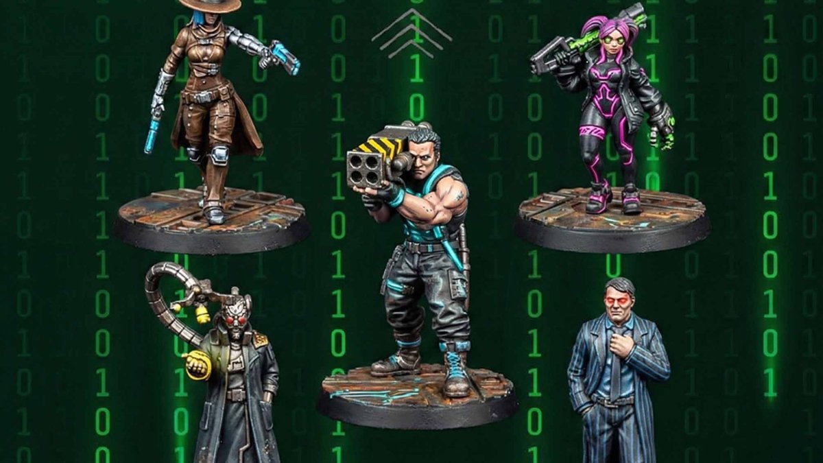Cyber Defiance Miniature Starter Pack - Papsikels Miniatures - We Print Miniatures