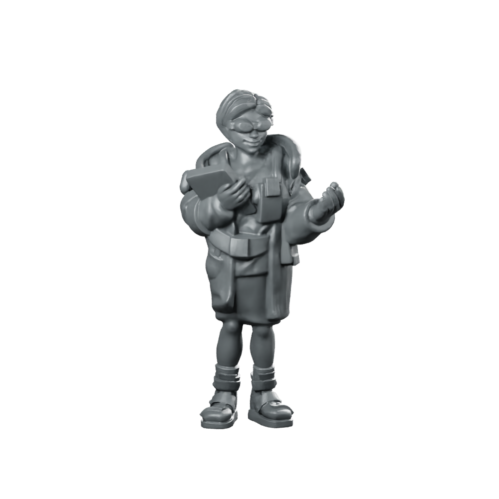 Cyber Doc Nenna Watson Technician Operative Miniature 360 Spin 01