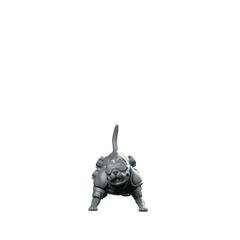 Wangbu Dog Pet Cyberhound Miniature Sci-Fi Resin Miniature 360 Spin 01