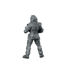 Cyber Dwarf Alchemist Miniature Sci - Fi Chemist - Papsikels Miniatures - We Print Miniatures