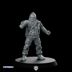 Cyber Dwarf Thrower 3 Miniature Sci-Fi Hacker