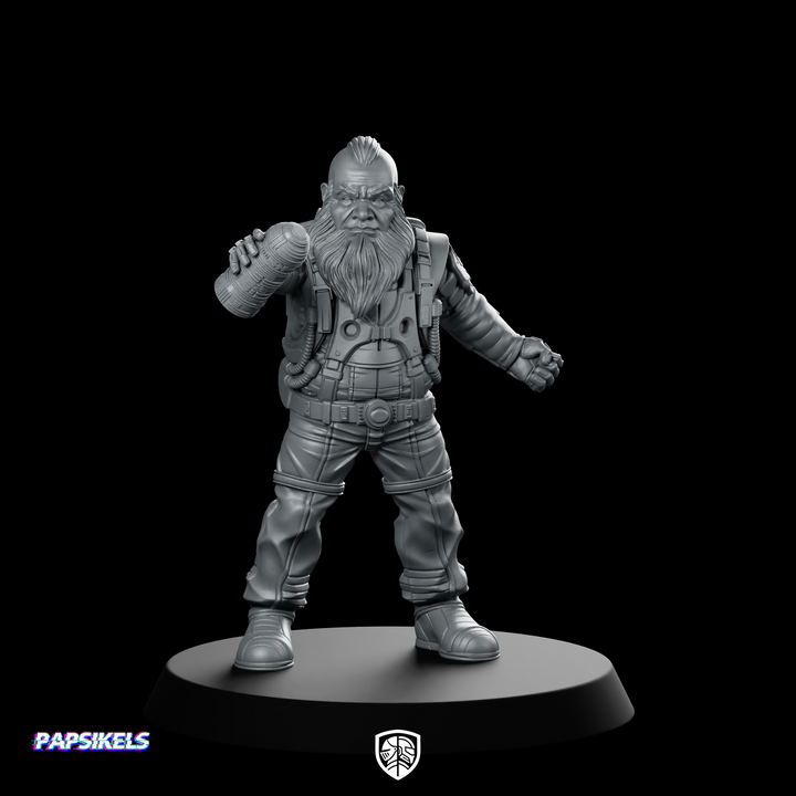 Cyber-Zwergenwerfer 3 Miniatur 