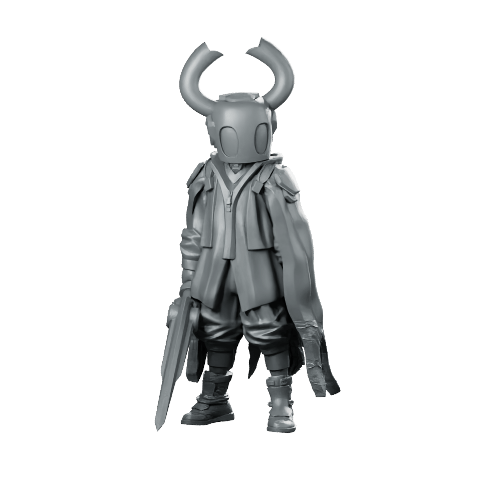 Cyber Hollow Knight Miniature Sci - Fi Armoured Survivor - Papsikels Miniatures - We Print Miniatures
