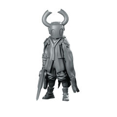 Cyber Hollow Knight Miniature Sci - Fi Armoured Survivor - Papsikels Miniatures - We Print Miniatures