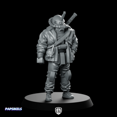 Cyber Mecha Street Punk Gouf 1 Miniature Cyborg