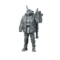 Cyber Mecha Street Punk Gouf 2 Miniature Resin - Papsikels Miniatures - We Print Miniatures