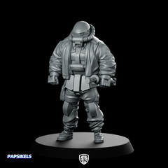 Cyber Mecha Street Punk Kuza 1 Miniature Brawler