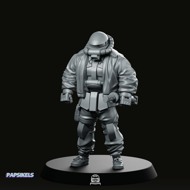 Cyber Mecha Street Punk Kuza 1 Miniature Enforcer