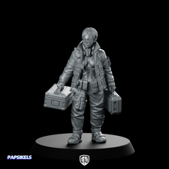 Cyber Medic Jalice Parabyum Miniature Sci-Fi Resin