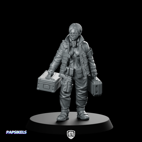 Cyber Medic Jalice Parabyum Miniature Sci-Fi Resin
