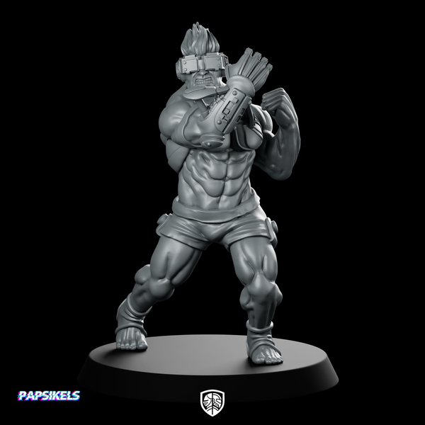 Cyber Mma Fighter Andy Kotur Cyber Brawler
