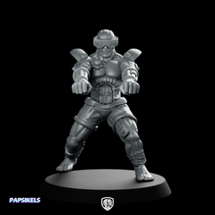 Cyber Mma Fighter Doll Sim Visor Brawler