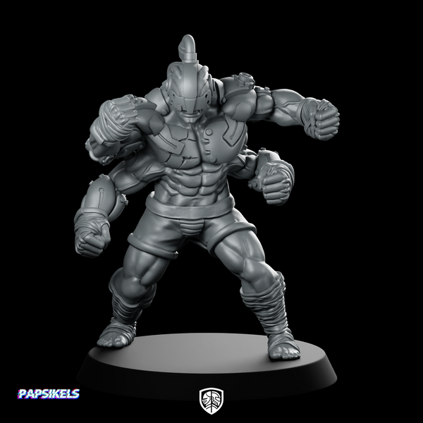Cyber Mma Fighter Gore Lo Four Armed