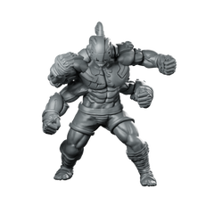 Cyber Mma Fighter Gore Lo Four Armed Miniature 360 Spin 01