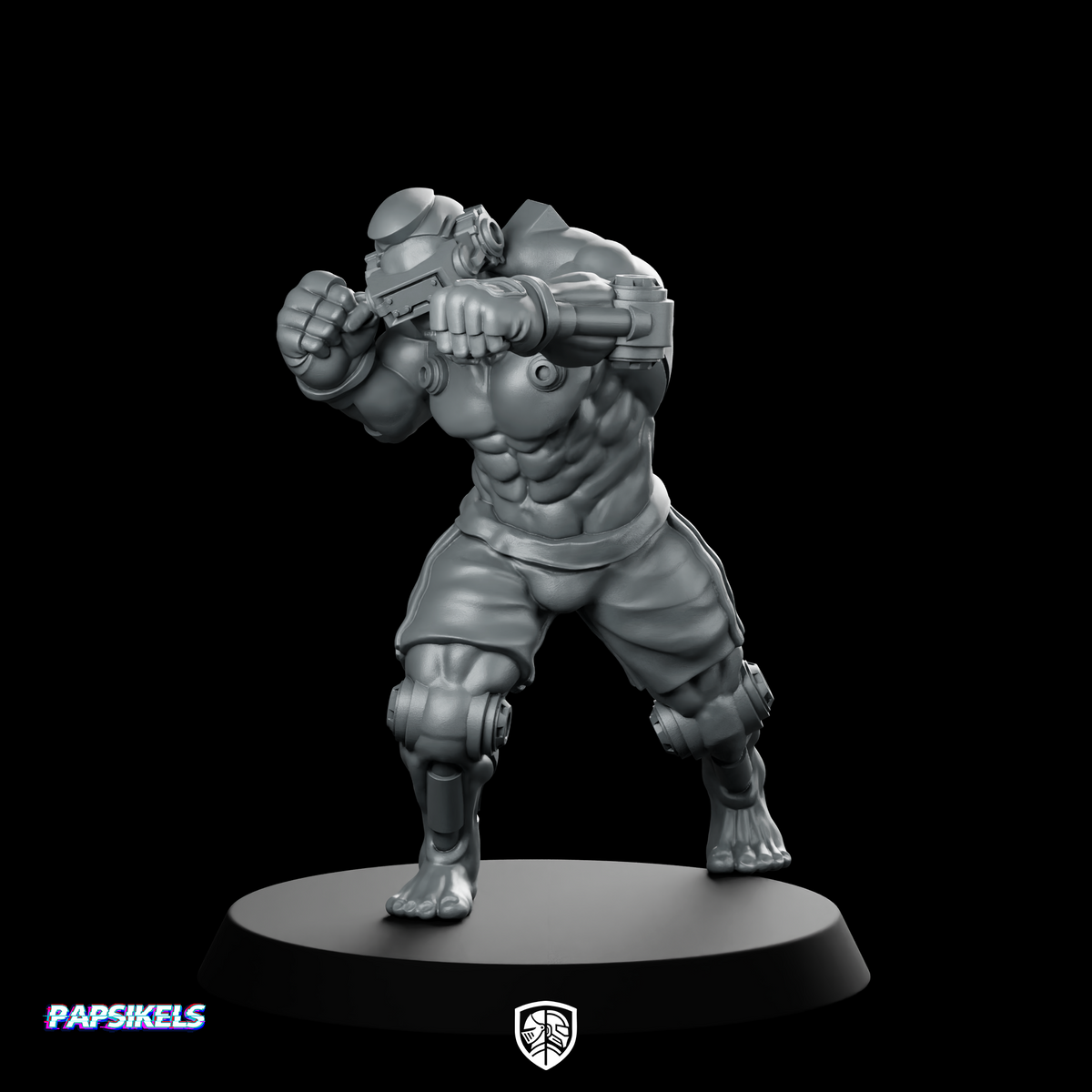 Cyber Mma Fighter Randy Orkloin Cyborg Brawler
