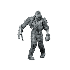 Cyber Skelethug Lito Undead Trooper - Papsikels Miniatures - We Print Miniatures