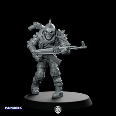 Cyber Skelethug Temyong Punk Skull Trooper - Papsikels Miniatures - We Print Miniatures