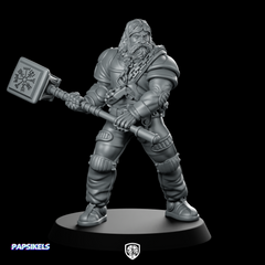 Cyber Viking Gaarl Miniature Sci-Fi Norse Warrior