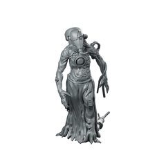 Cyber Wailing Cultist Cyborg Aberration Miniature 360 Spin 01