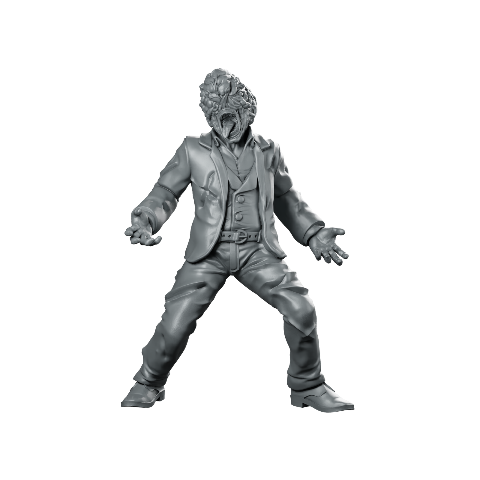 Cyber Zombie Manager Miniature Miniature 360 Spin 01