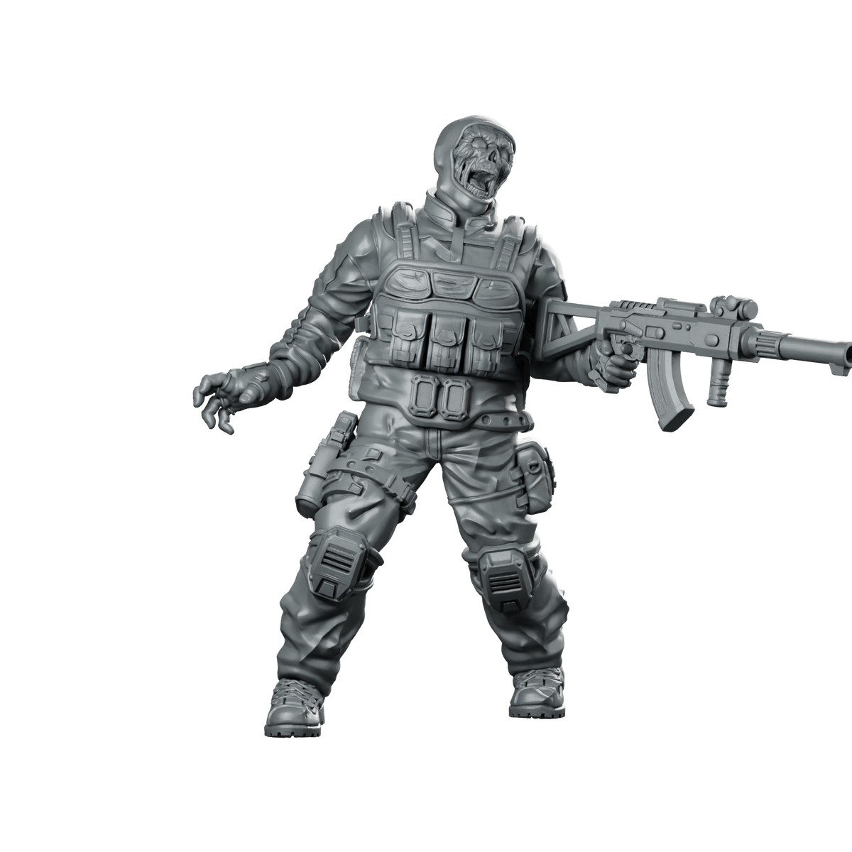 Cyber Zombie Swat Miniature Miniature 360 Spin 01