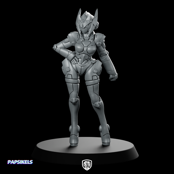 Cyberbabe Colette Miniature Cyberpunk Android Female Character