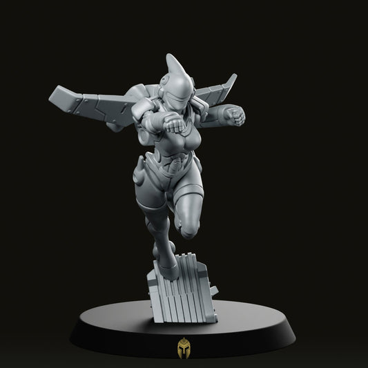 Cyberbabe Sheena Miniature - We Print Miniatures