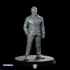 Cyberpunk Corporate Fixer Miniature Resin Sci-Fi RPG