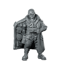 The Smuggler Cyberpunk Miniature Rogue Trader Contraband Miniature 360 Spin 01
