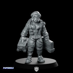 Cyberpunk Female Nurse Field Medic