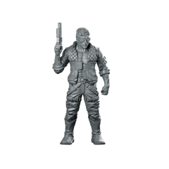 Cyberpunk Male P Nomad Hk2 Revolver Cyber Miniature 360 Spin 01